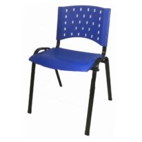 Cadeira Plástica 04 Pés – AZUL – (Polipropileno) – 31205 VILA MÓVEIS