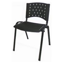 Cadeira Plástica 04 pés Plástico Preto (Polipropileno) – 31201 VILA MÓVEIS